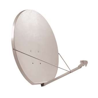 Parabole fibre-SMC 120 cm blanche- Dim: 123 x 127 cm|Evicom-EVCSPAF120