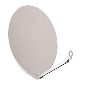 Parabole fibre-SMC 100 cm blanche- Dim: 100 x 90 cm|Evicom-EVCSPAF100