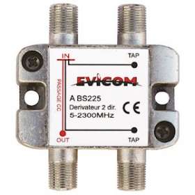 Dérivateur 5 - 2 300 MHz 2 sorties -25 dB|Evicom-EVCABS225