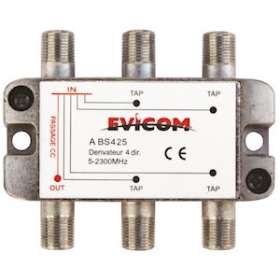 Dérivateur 5 - 2 300 MHz 4 sorties -25 dB|Evicom-EVCABS425