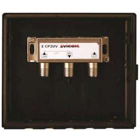 Coupleur de mât 2 entrées FM-B.III-DAB / UHF|Evicom-EVCECP2UV