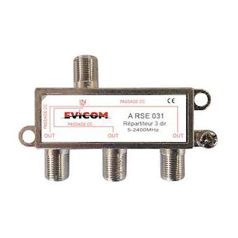 Répartiteur 5 - 2 400 MHz 3 sorties eco|Evicom-EVCARSE031