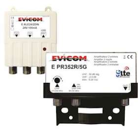 Kit préamplificateur 30 dB + alimentation 24 Vcc 2 sorties|Evicom-EVCEKEV352R5G