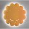 APPLIQUE BISCUIT ROND PLATRE NATUREL G9