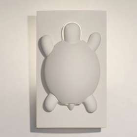 APPLIQUE 3240 TORTUE PEINT BLANC MAT INCANDESCENT|Evidence Sedap-SDP3240BB01