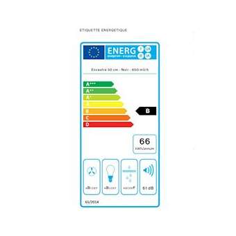 Groupe aspirant 50cm GRUPPO MURANO Noir|Falmec-MECGRUPMU3120