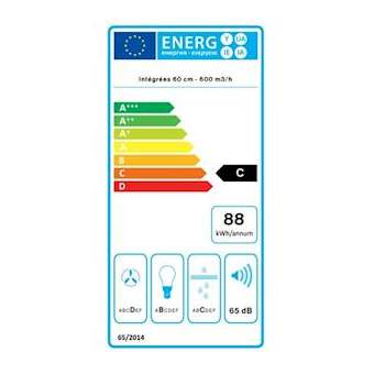 Hotte encastrée noire 60cm|Falmec-MECVIRGOLA3220