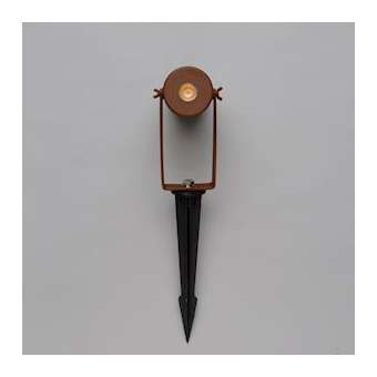 Spot extérieur Lichen sur piquet 2W 500mA 3000K 30DEG rouille|Fd eclairage-FDGLC023CR00P