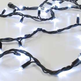 ORIGINAL- Guirlande 20m - 200LED Blanc pétillant - câble noir - 230V|Festilight-FEH54380-2-B0-Z