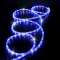 ROPE - Cordon 44m - 30LED/m - Bleu pétillant blanc - coupe 1m - 230V