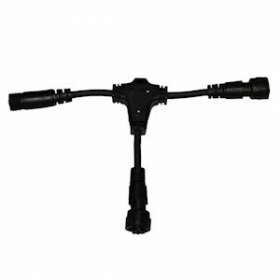 T souple pour Système Raccordable Noir|Festilight-FEH90225-B-Z