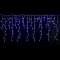 AUTHENTIC- Stalactite 4,5x0,8m 280 LED Bleu pétillant - 60 descentes - 230V|Festilight-FEH54422-60-W3-Z