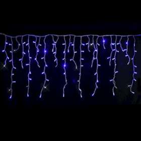 AUTHENTIC- Stalactite 4,5x0,8m 280 LED Bleu pétillant - 60 descentes - 230V|Festilight-FEH54422-60-W3-Z