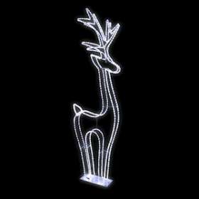 VIXEN 3D - Renne 3D - H160 L49xP16cm-468LED Blan -c 230V|Festilight-FEH40547-0