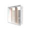 Bac tech 2 travées PC+3R+1R en 160mm de profondeur BL