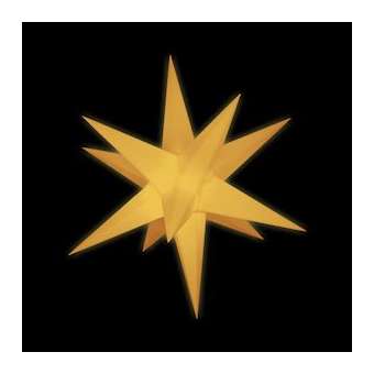 ALENA - Etoile 3D - LED blanc chaud - Coloris jaune - Ø50cm - 12V|Festilight-FEH50373-B9
