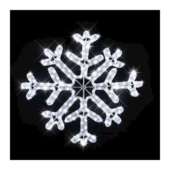 FLAKE-Suspension Flocon - H55cm - LED blanc pétillant - 230V racc|Festilight-FEH40494-P0