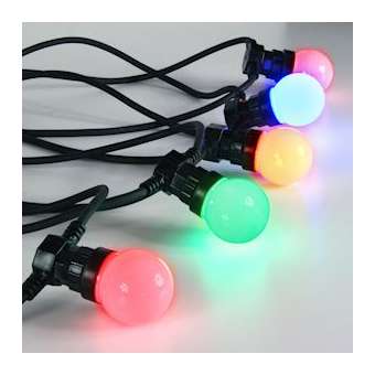 B22 - Guirlande L10m -B22 moulées -LED Multico - 230V|Festilight-FEH50352-1-BM