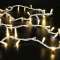 ORIGINAL- guirlande 10m - 100LED Blanc chaud pétillant - câble blanc - 230V