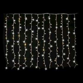 MASTER - Rideau Raccordable 2x1,5m-240LED Blanc chaud pétillant-12descentes-230V|Festilight-FEH54412-12-W9-Z