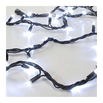 ORIGINAL- Guirlande 20m - 200LED Blanc 100%pétillant - câble blanc - 230V|Festilight-FEH54380-2-FP0-Z