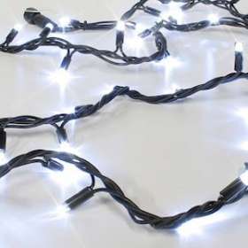 ORIGINAL- Guirlande 20m - 200LED Blanc 100%pétillant - câble blanc - 230V|Festilight-FEH54380-2-FP0-Z