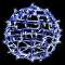 SATURN - Sphère ø60cm - 200LED Bleu pétillant - 230V