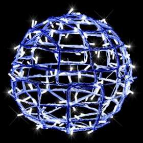 SATURN - Sphère ø60cm - 200LED Bleu pétillant - 230V|Festilight-FEH98606-AWP3-Z