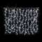 MASTER - Rideau Raccordable 2x1.5m-144LED Blanc pétillant-12 descentes- 230V
