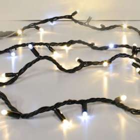 ORIGINAL- guirlande 10m - 100LED Blanc chaud pétillant - câble noir - 230V|Festilight-FEH54380-1-B9-Z