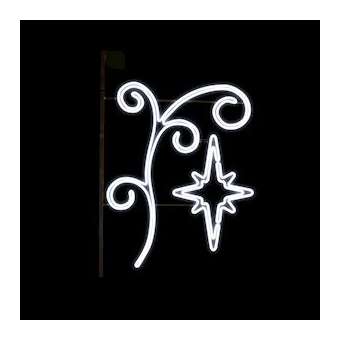 CRISTAL NEON - Motif H1,1mxL1m - LED blanc - 230V|Festilight-FEH43052NEON-0