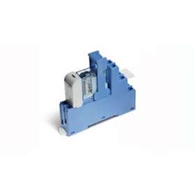 Interface 2RT 8A 24V DC sensible, étrier plastique, bornes à cage|Finder-FID485270240050SPA