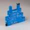 Support 6A 250V 24V DC, pour série 34, bleu, à cage, 6,2mm