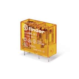 Relais circuit imprimé 1RT 12A 24V DC, AgNi|Finder-FID405190240000
