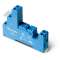 Support 8A 250V série 4652, bleu, étrier métallique, à cage
