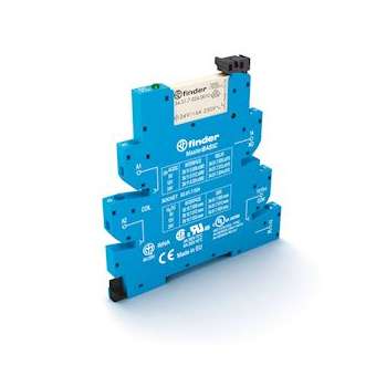 Interface mécanique masterBASIC 1RT 6A 24V AC/DC, bornes à cage|Finder-FID391100240060