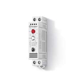 Hygro-thermostat 1NO 10A 11 à 240V AC/DC, 4 fonctions, IP20, LED|Finder-FID7T5102304360
