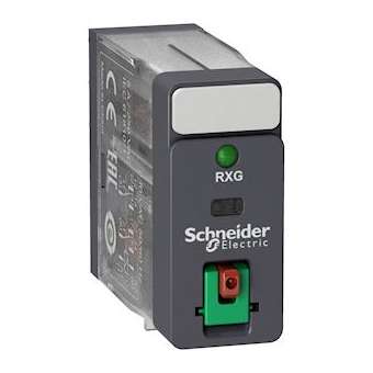 Zelio Relay RXG - relais interface - embrochab - test - DEL - 2OF - 5A - 24VAC|Schneider Electric-SCHRXG22B7