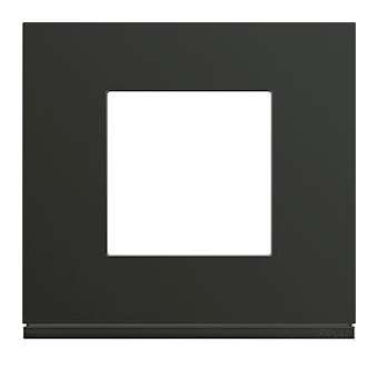 Plaque gallery plastique peint 1 poste night|Hager-HAGWXP0202