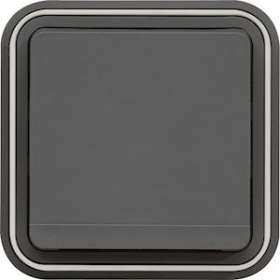 cubyko Prise 2P+T encastré gris IP55|Hager-HAGWNE100