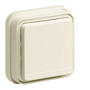 cubyko Prise 2P+T encastré blanc IP55|Hager-HAGWNE100B