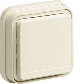 cubyko Prise 2P+T encastré blanc IP55|Hager-HAGWNE100B