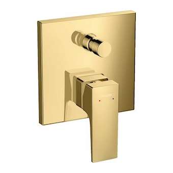 Set de finition pour mitigeur bain/douche encastré aspect doré poli|Hansgrohe-HA332545990