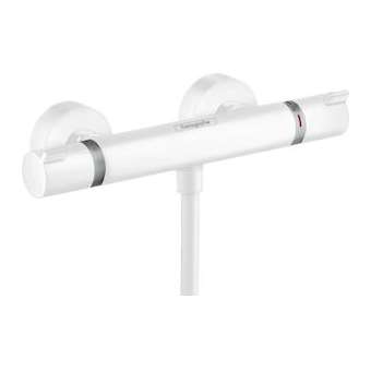 Mitigeur Thermostatique douche blanc mat|Hansgrohe-HA313116700