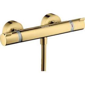 Mitigeur Thermostatique douche aspect doré poli|Hansgrohe-HA313116990
