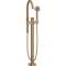Mitigeur baignoire bain/douche sur pied set de finition bronze brossé
