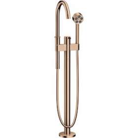 Mitigeur baignoire bain/douche sur pied set de finition rouge doré poli|Hansgrohe-HA348440300