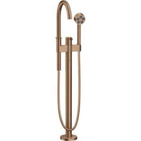 Mitigeur baignoire bain/douche sur pied set de finition rouge doré brossé|Hansgrohe-HA348440310