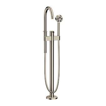 Mitigeur baignoire bain/douche sur pied set de finition nickel poli|Hansgrohe-HA348440830