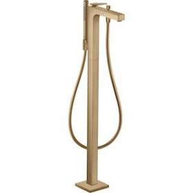 Mitigeur baignoire B/D sur pied poignée manette bronze brossé|Hansgrohe-HA339440140